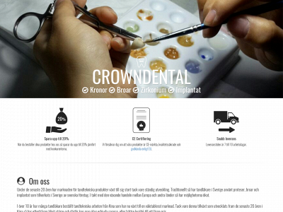 crowndental.se snapshot