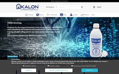 kalonquimica.com snapshot