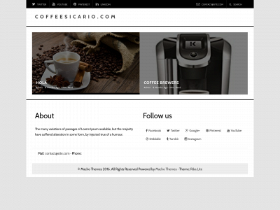 coffeesicario.com snapshot