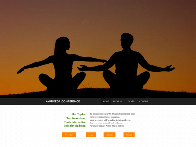www.ayurvedaconference.com.au snapshot