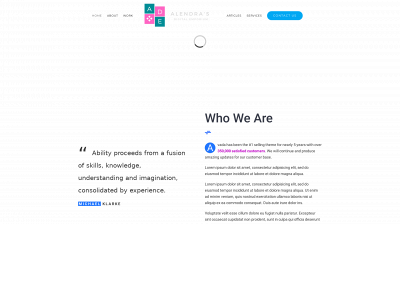 alendrasdigital.com snapshot
