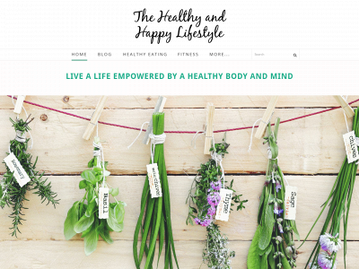 www.thehealthyandhappylifestlye.com snapshot