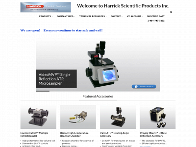 harricksci.com snapshot