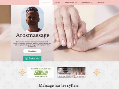 arosmassage.se snapshot