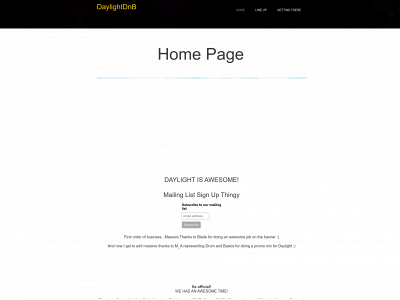 daylightdnb.co.uk snapshot