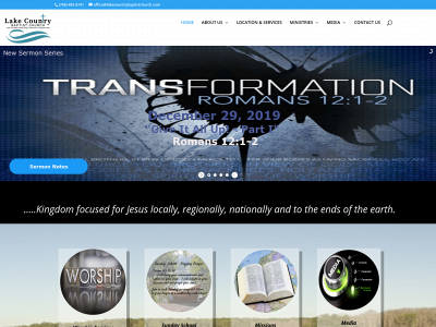lakecountrybaptistchurch.com snapshot