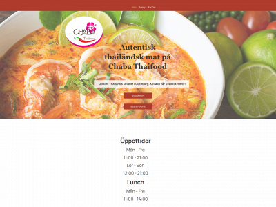 chabathaifood.se snapshot