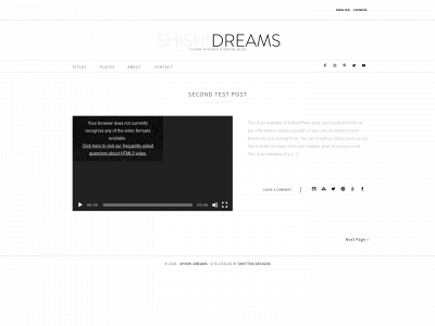 shishidreams.com snapshot