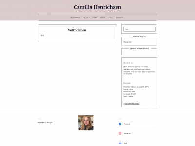 camillahenrichsen.dk snapshot