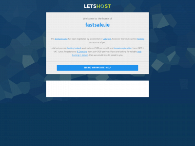 fastsale.ie snapshot
