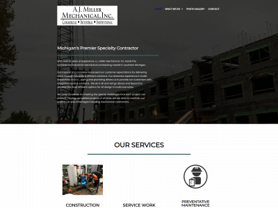 ajmillermechanical.com snapshot