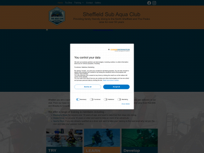 sheffieldsubaquaclub.com snapshot