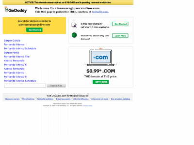 alonsosergiosecundino.com snapshot