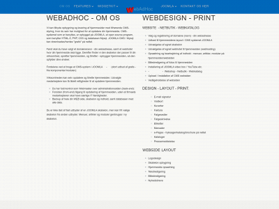 webadhoc.dk snapshot