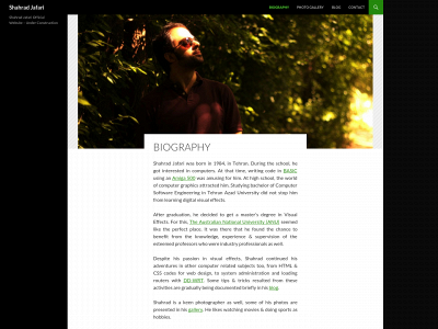shahradjafari.com snapshot