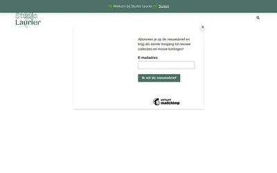 studiolaurier.be snapshot