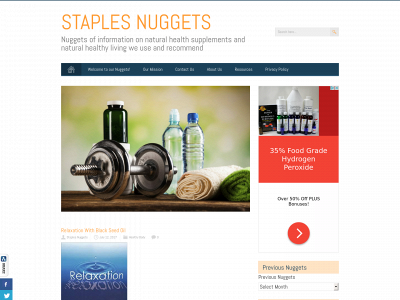staplesnuggets.com snapshot