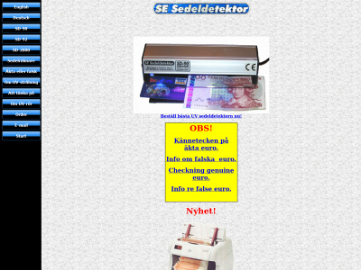 sedeldetektor.se snapshot