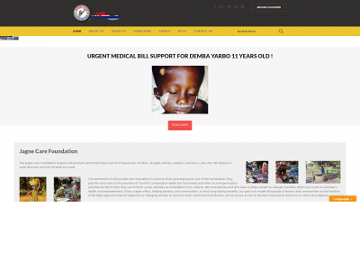 jagnecarefoundation.org snapshot