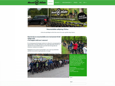 rentandride.dk snapshot