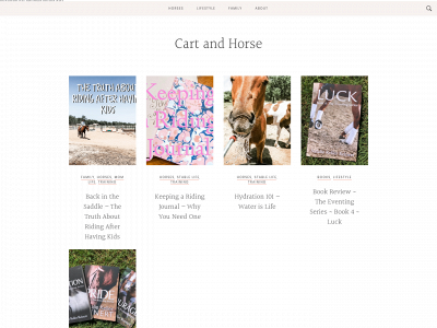 cartandhorseliving.com snapshot