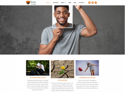loveinhand.org snapshot