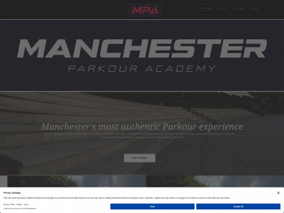 manchesterparkour.co.uk snapshot