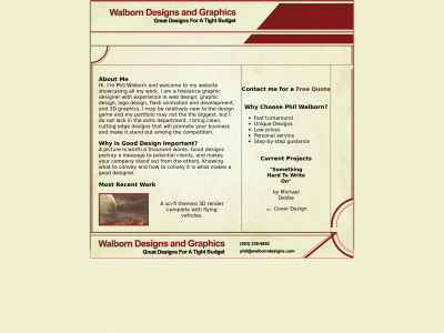 walborndesigns.com snapshot