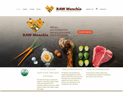 rawmunchie.com snapshot