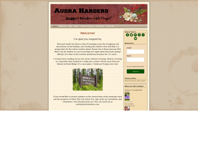audraharders.com snapshot