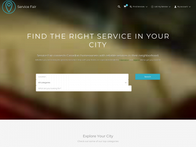 servicefair.ca snapshot