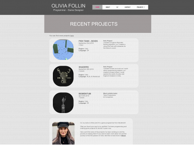 oliviafollin.com snapshot
