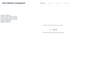 www.maxwilsoncomposer.com snapshot