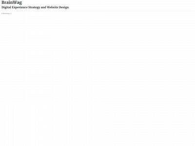 brainwag.com snapshot