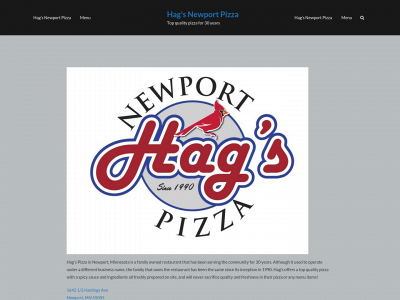 hagsnewportpizza.com snapshot
