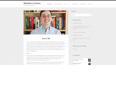 matthewdlinton.com snapshot