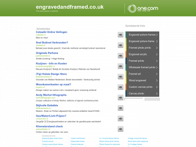 engravedandframed.co.uk snapshot