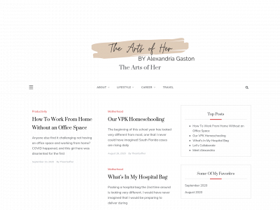 theartsofher.com snapshot