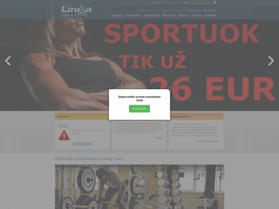 linijasportas.lt snapshot