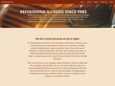 a1restoration.com snapshot
