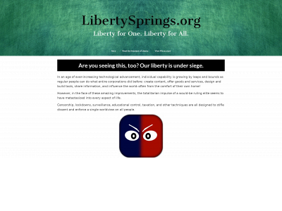 libertysprings.org snapshot