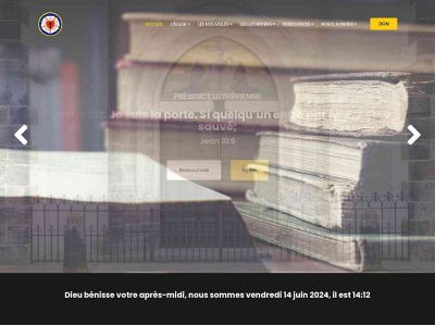 presencelutherienne.org snapshot