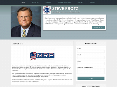 steveprotzrealtor.com snapshot