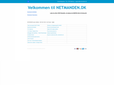 netmanden.dk snapshot