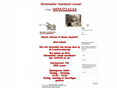 sleutelmaker.be snapshot