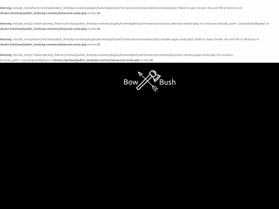 bowandbush.com snapshot