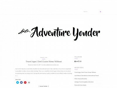 adventureyonder.com snapshot