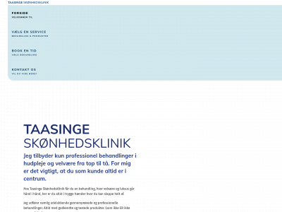 taasingehudpleje.dk snapshot