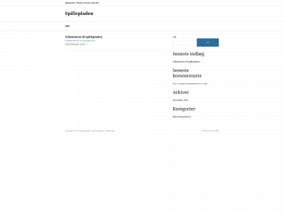 spillepladen.dk snapshot