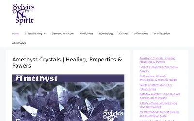 sylviesspirit.com snapshot